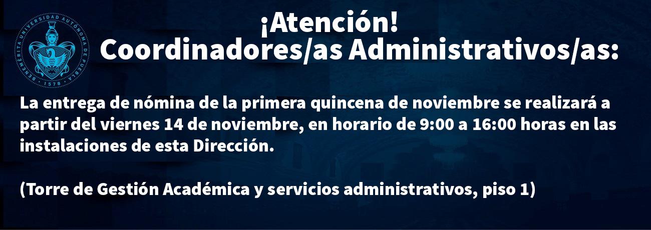 Aviso entrega de nómina enero 24 Aviso entrega de nómina enero 24