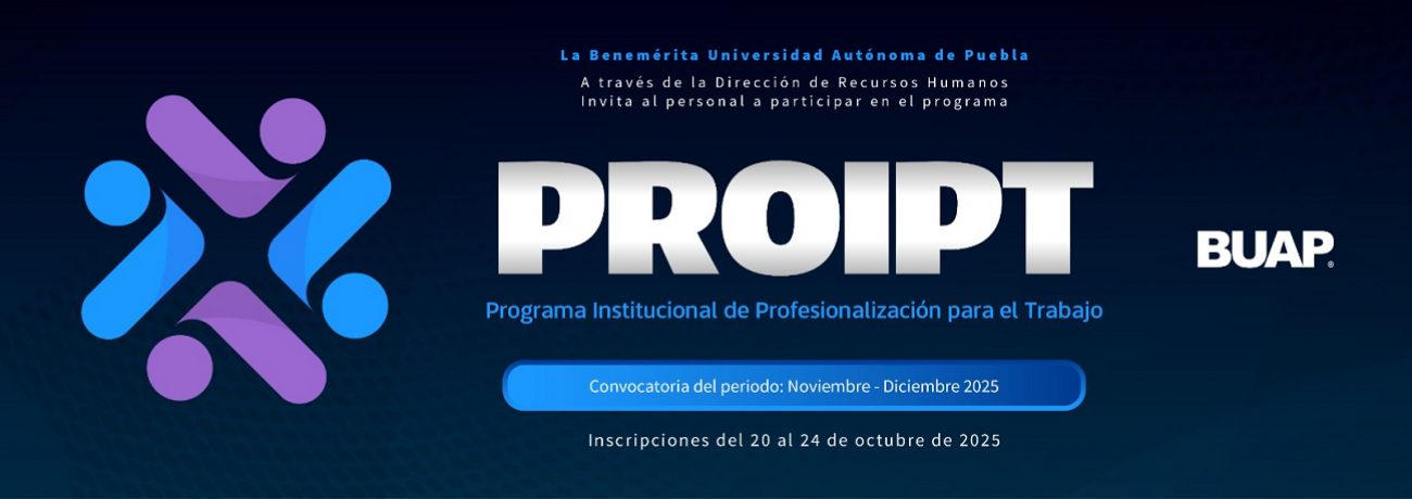 convocatoria PROIPT agosto-octubre 25