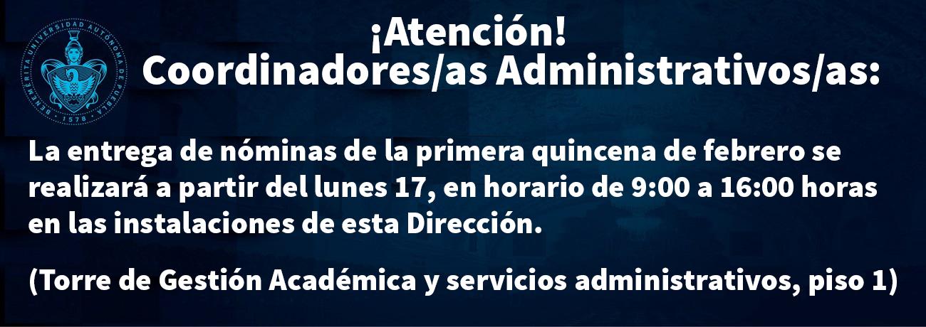 Aviso entrega de nómina enero 24