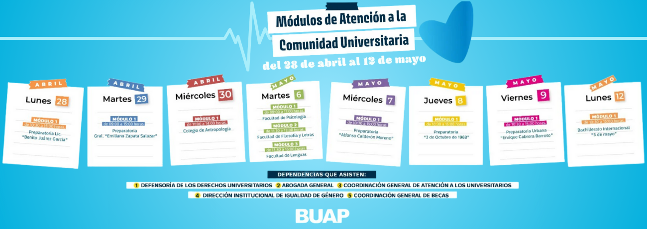 módulos de atención a la comunidad universitaria
